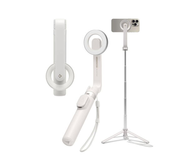Spigen Magsafe Bluetooth Selfie Stick Tripod Dune Beige - 1346672 - zdjęcie